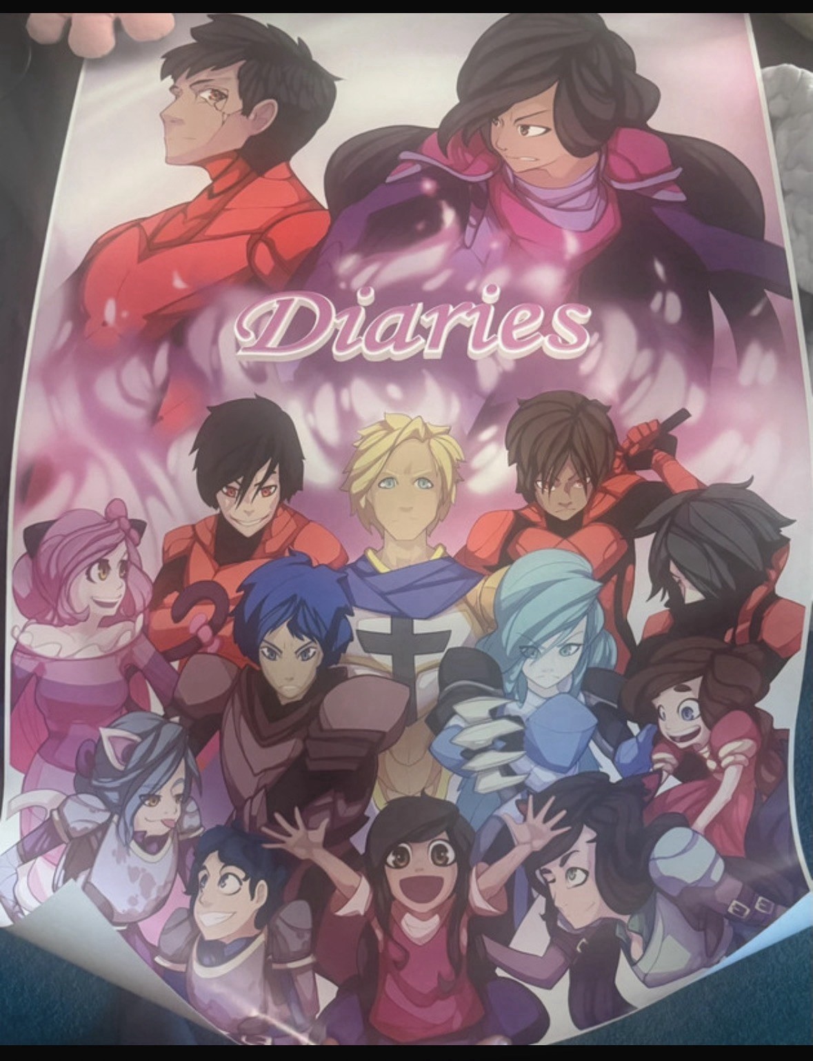 Aphmau Diaries Animation Poster Print on Paper, Unframed Single Piece