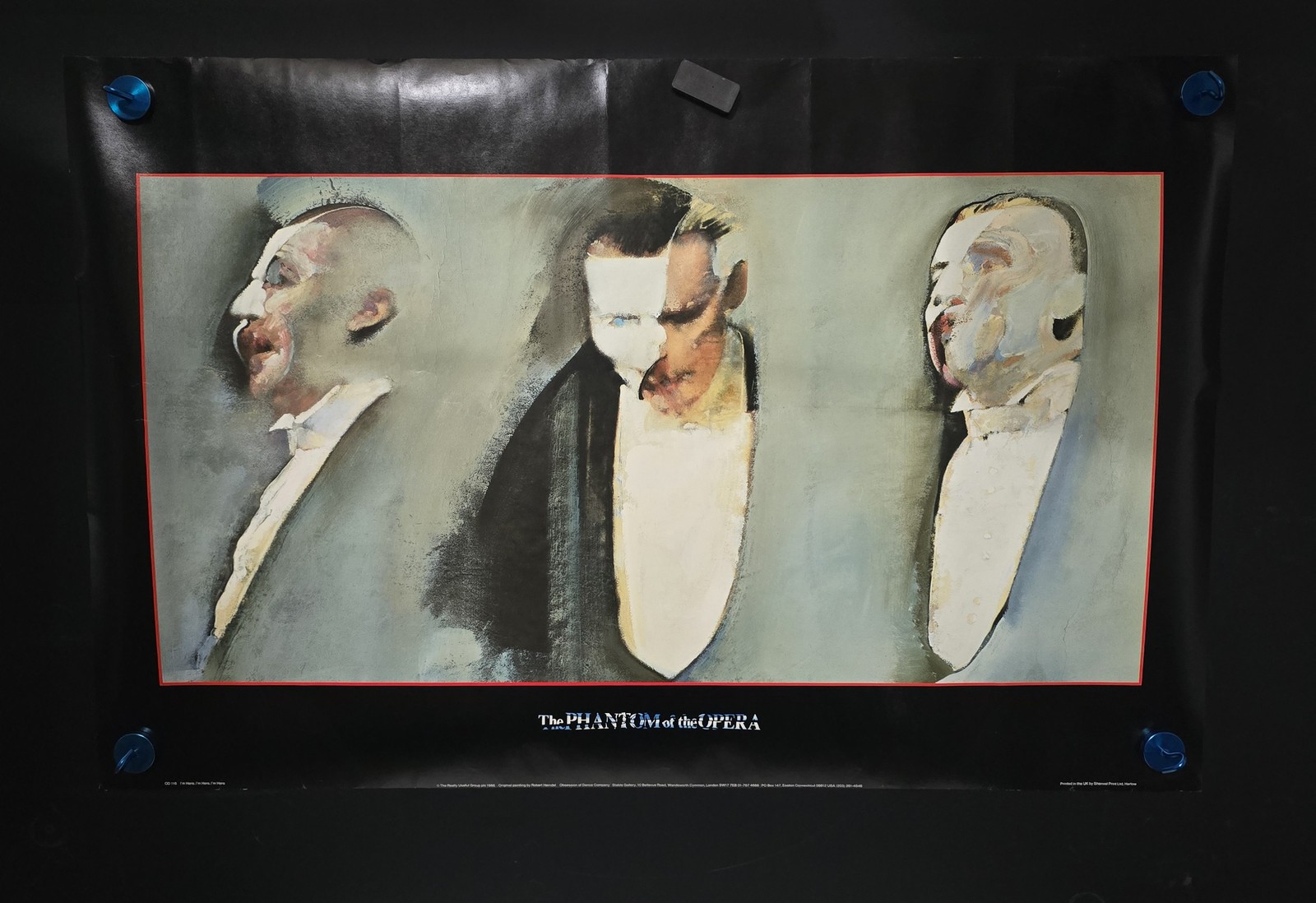 The Phantom of the Opera “I’m Here” Original 1986 Robert Heindel Poster UK Print