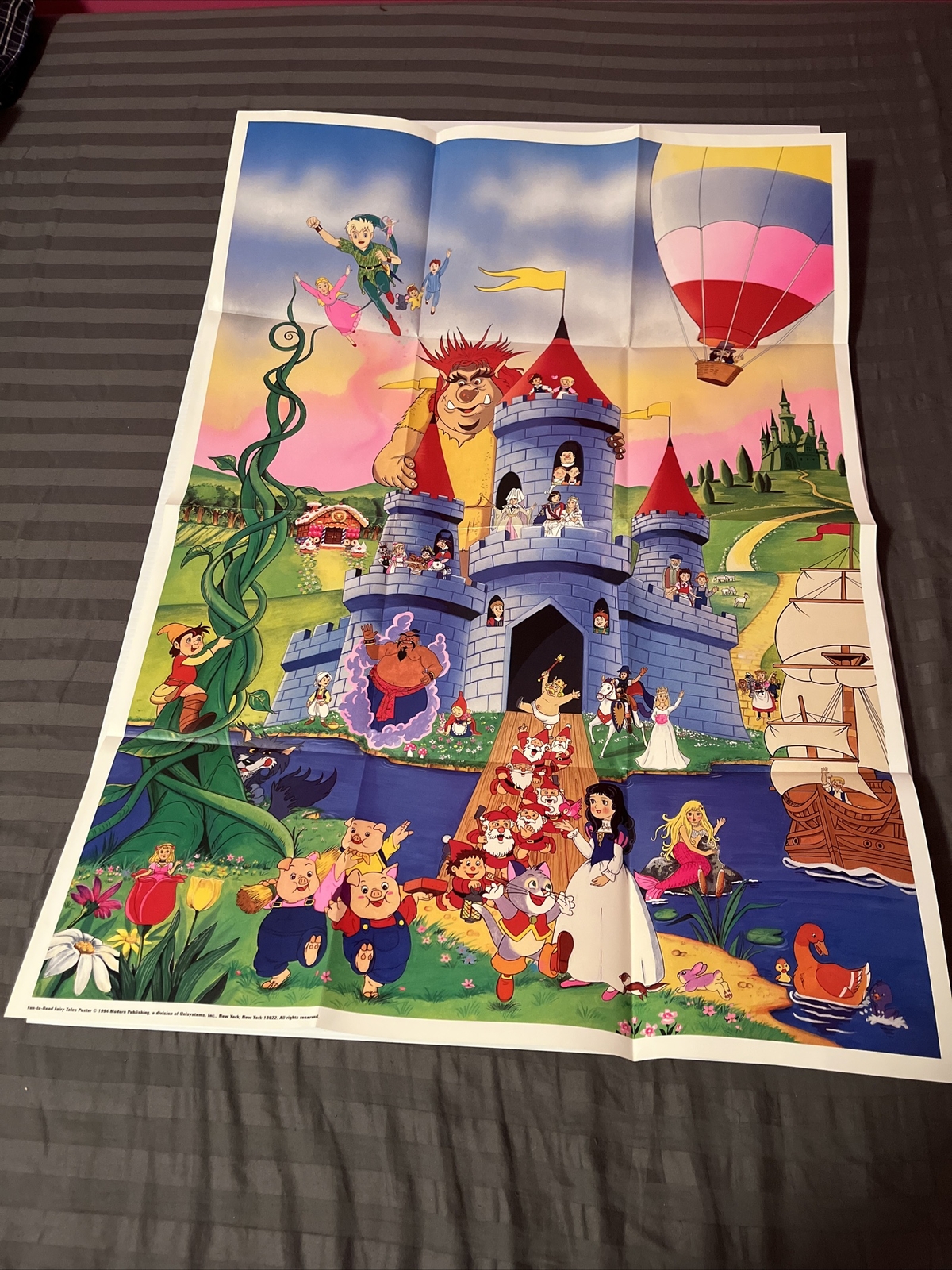 Vintage 1994 Fun To Read Modern Publish. Fairy tale 24×36 Poster Unused