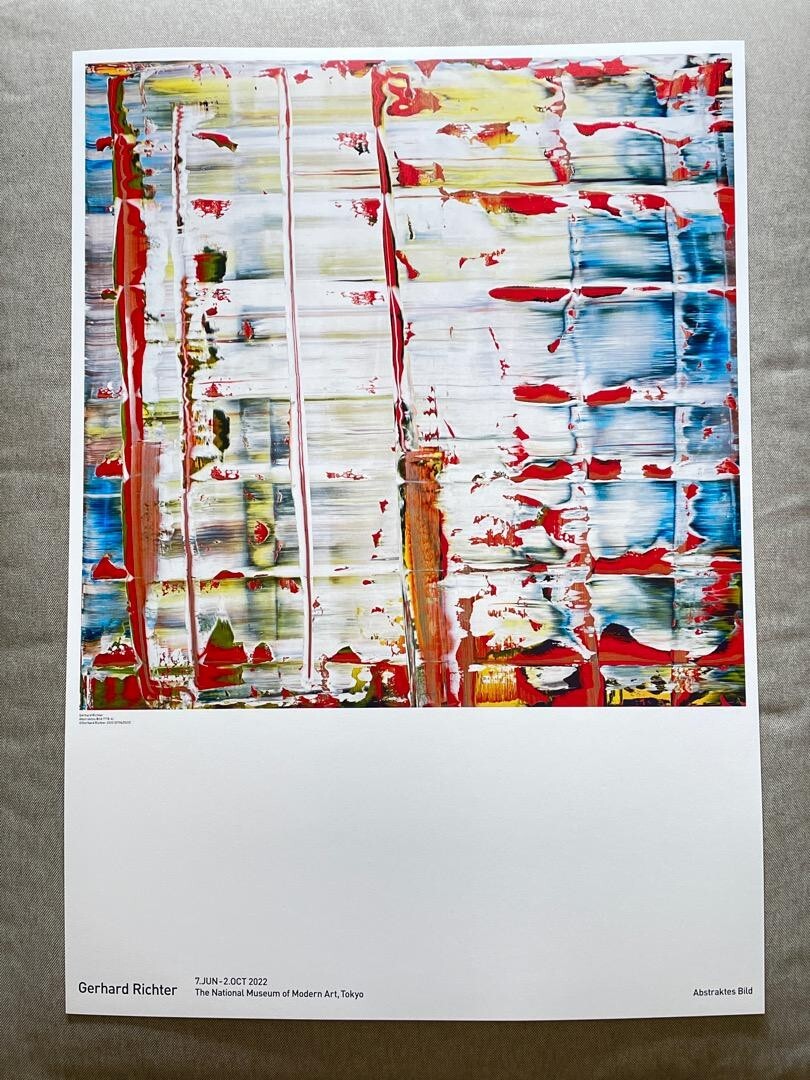 Gerhard Richter Poster Tokyo National Museum of Modern Art Limited From Japan