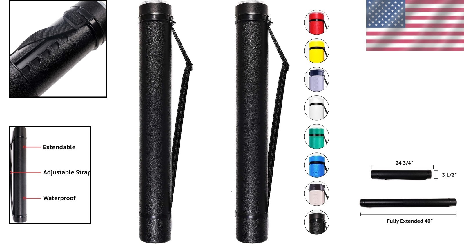 Durable Blueprint Holder – Expandable Document Tube
