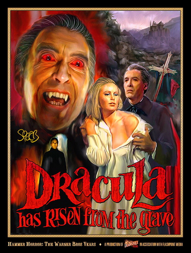 Dracula Has Risen From The Grave 18×24 Exclusive Collector’s Hammer Art Poster