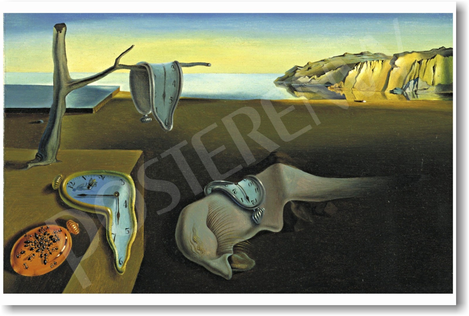 Persistence of Memory 1931 – Salvador Dali – NEW Famous Fine Art Print POSTER