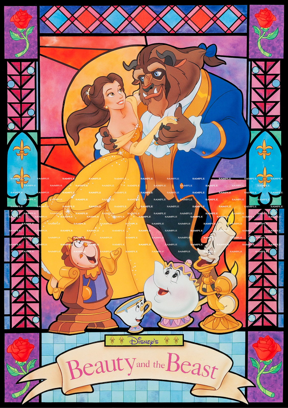 Disney – ( Beauty and the beast ) – Collector’s Poster Print 11″ x 15.5″