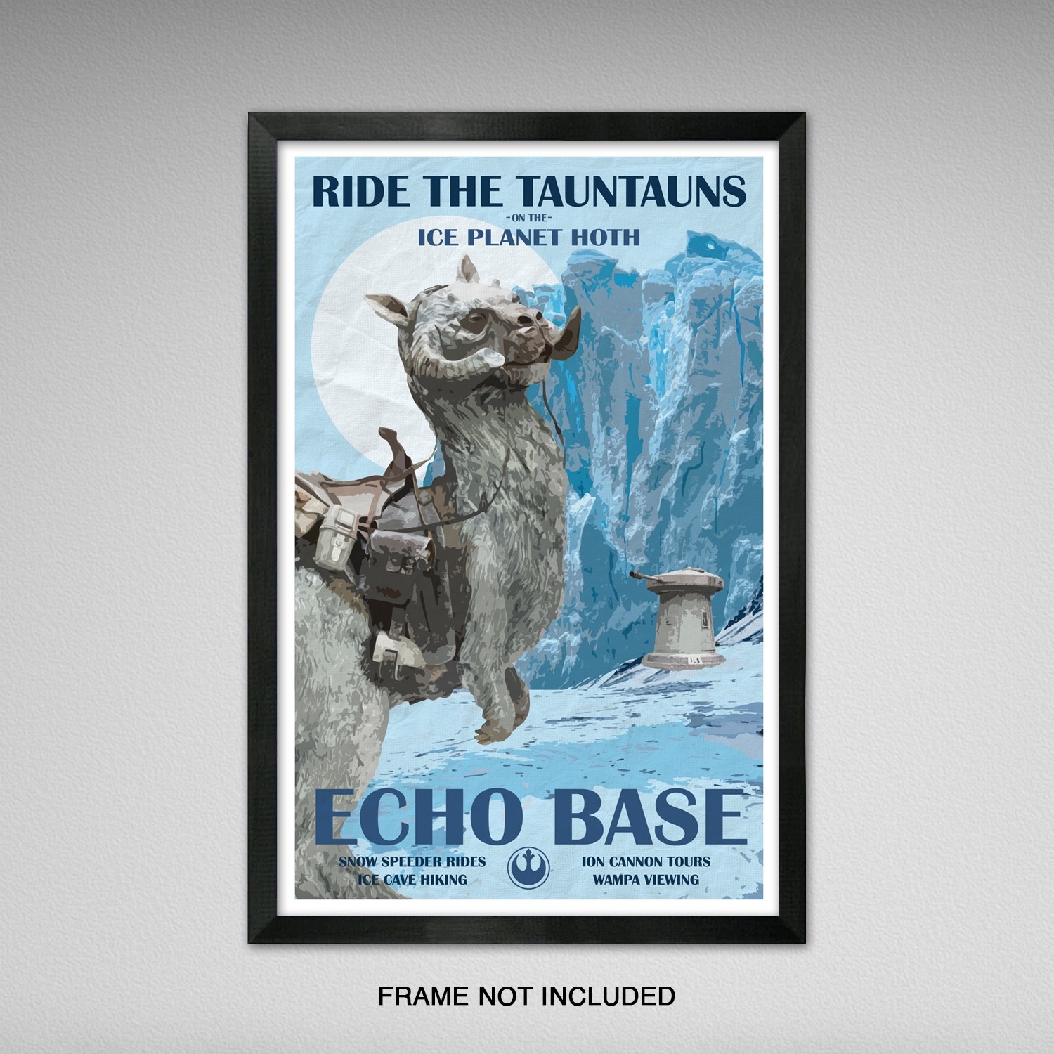 Star Wars – Hoth Echo Base Travel Print – 11×17 inches