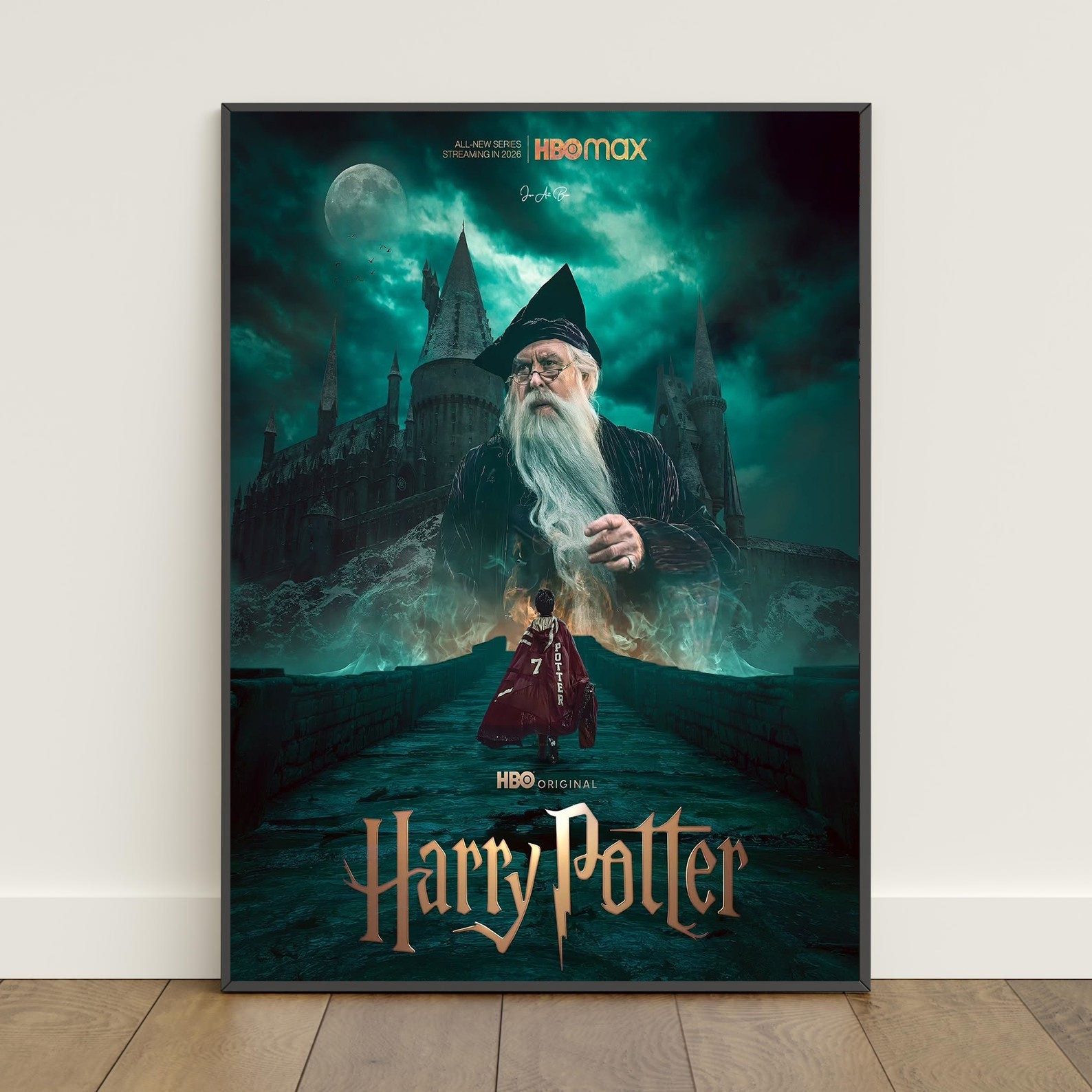 Harry Potter HBO Max Series Dumbledore Hogwarts Poster