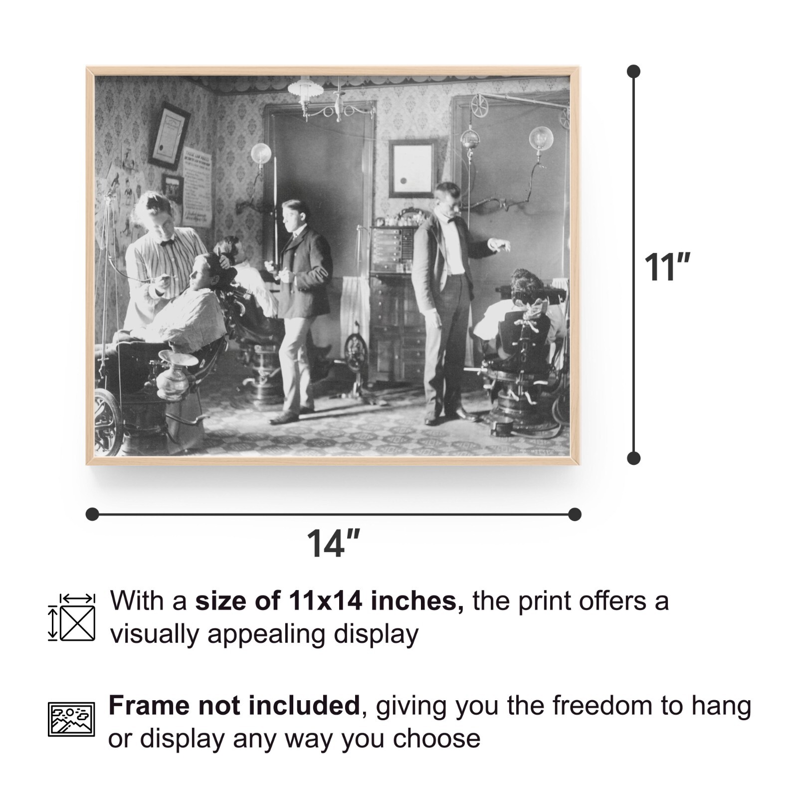 Vintage Dentist Chair Photograph Art Print Dental Office Artwork Wall Decor Gift