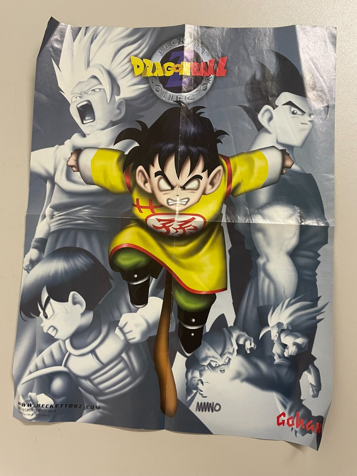 Beckett Dragon Ball Z Magazine Collector Poster No. 6 – Gohan