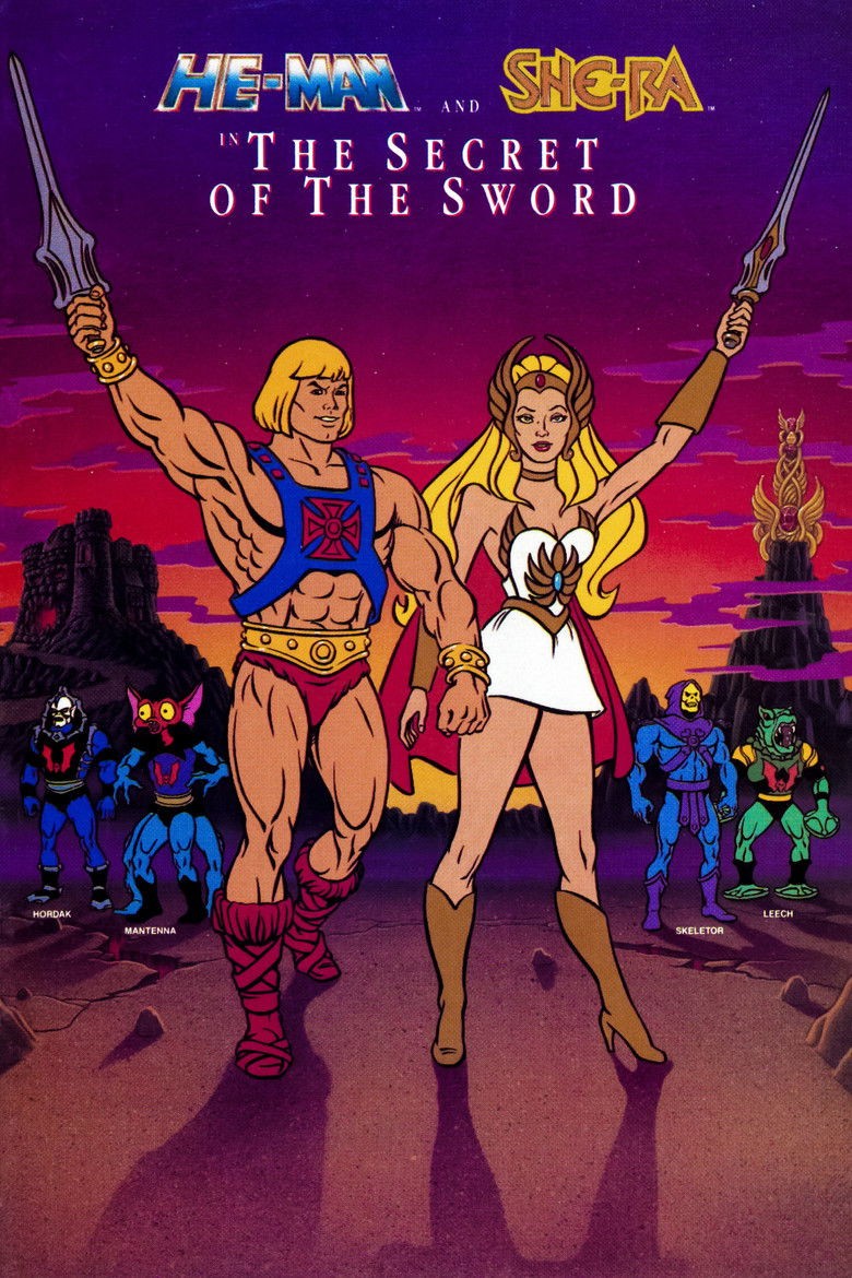 CARTOON HE-MAN & SHE-RA THE SECRET OF THE SWORD MOTU Poster 13×19 inches RETRO 2