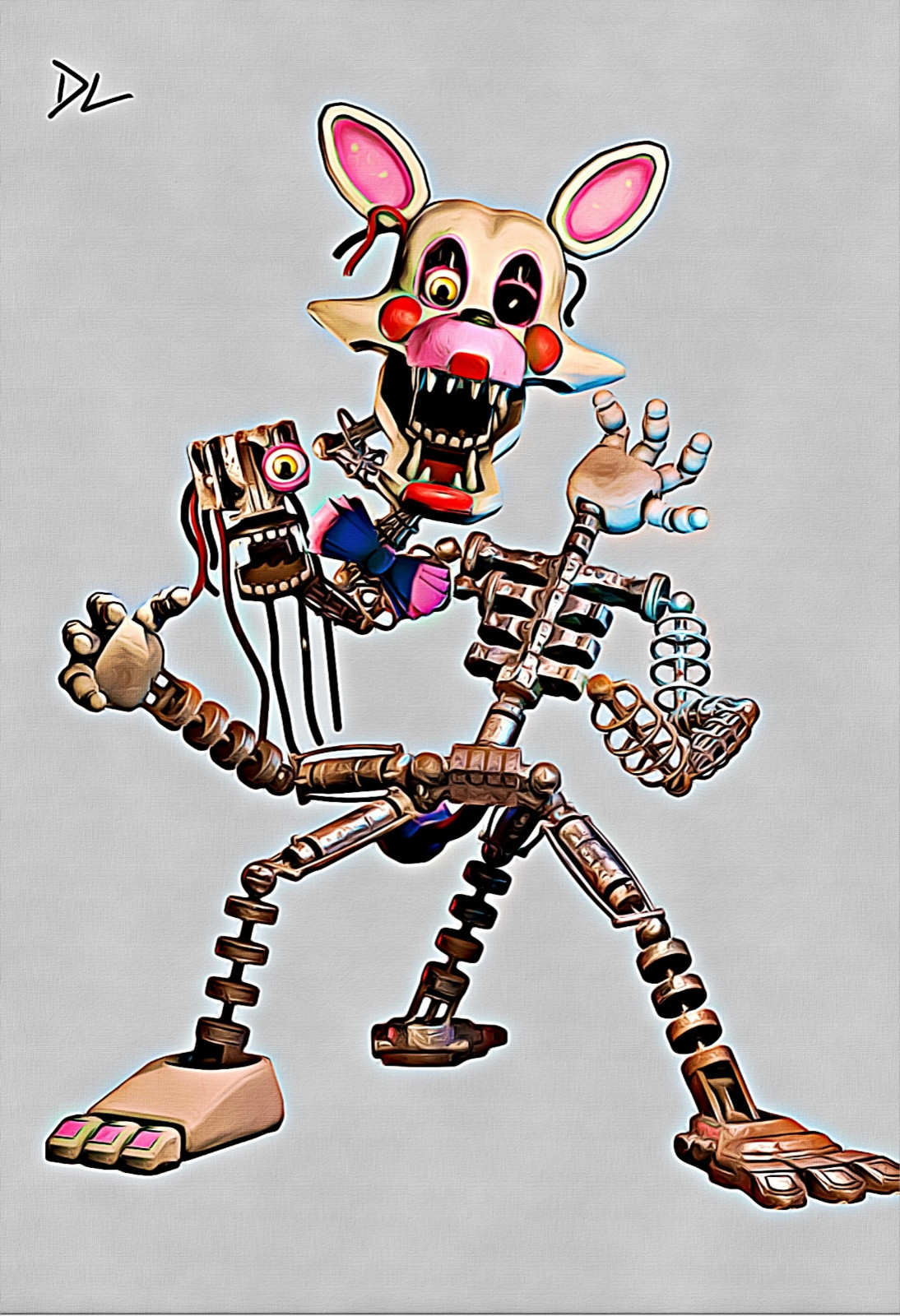 Mangle “Five Nights At Freddy’s” Pop Art Print – 13 x 19 Poster