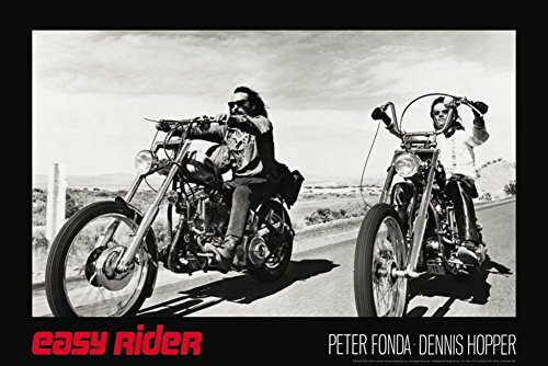 Easy Rider Movie (Dennis Hopper & Peter Fonda on Motorcycles) Poster (24×36)