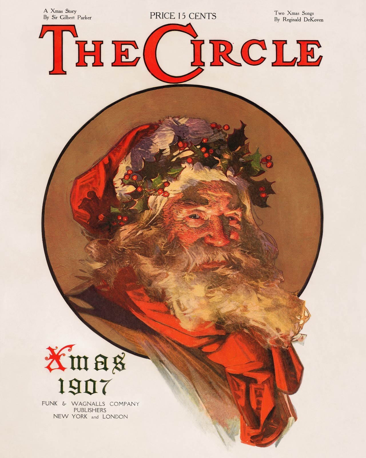 The Circle, Xmas (1907) by Joseph Christian Leyendecker 8×10 Art Print 8″x10″