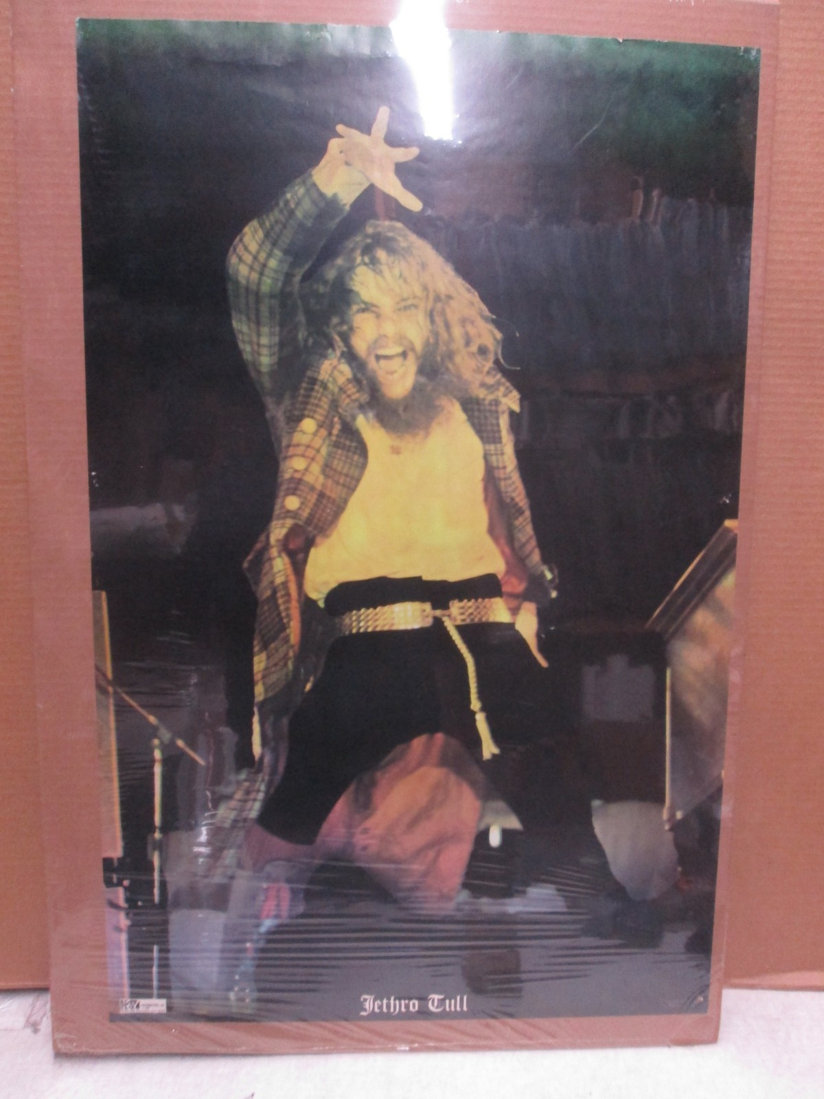 JETHRO TULL BRITISH ROCK VINTAGE POSTER GARAGE 1970’S DISPLAYED CNG3788