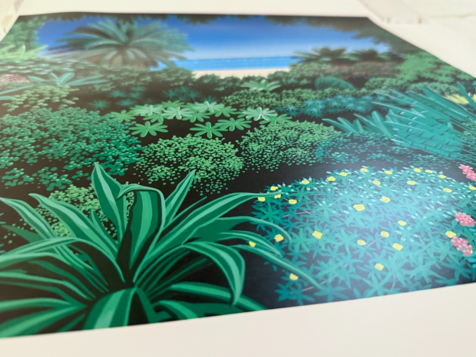 Hiroshi Nagai signed Poster A2 size
