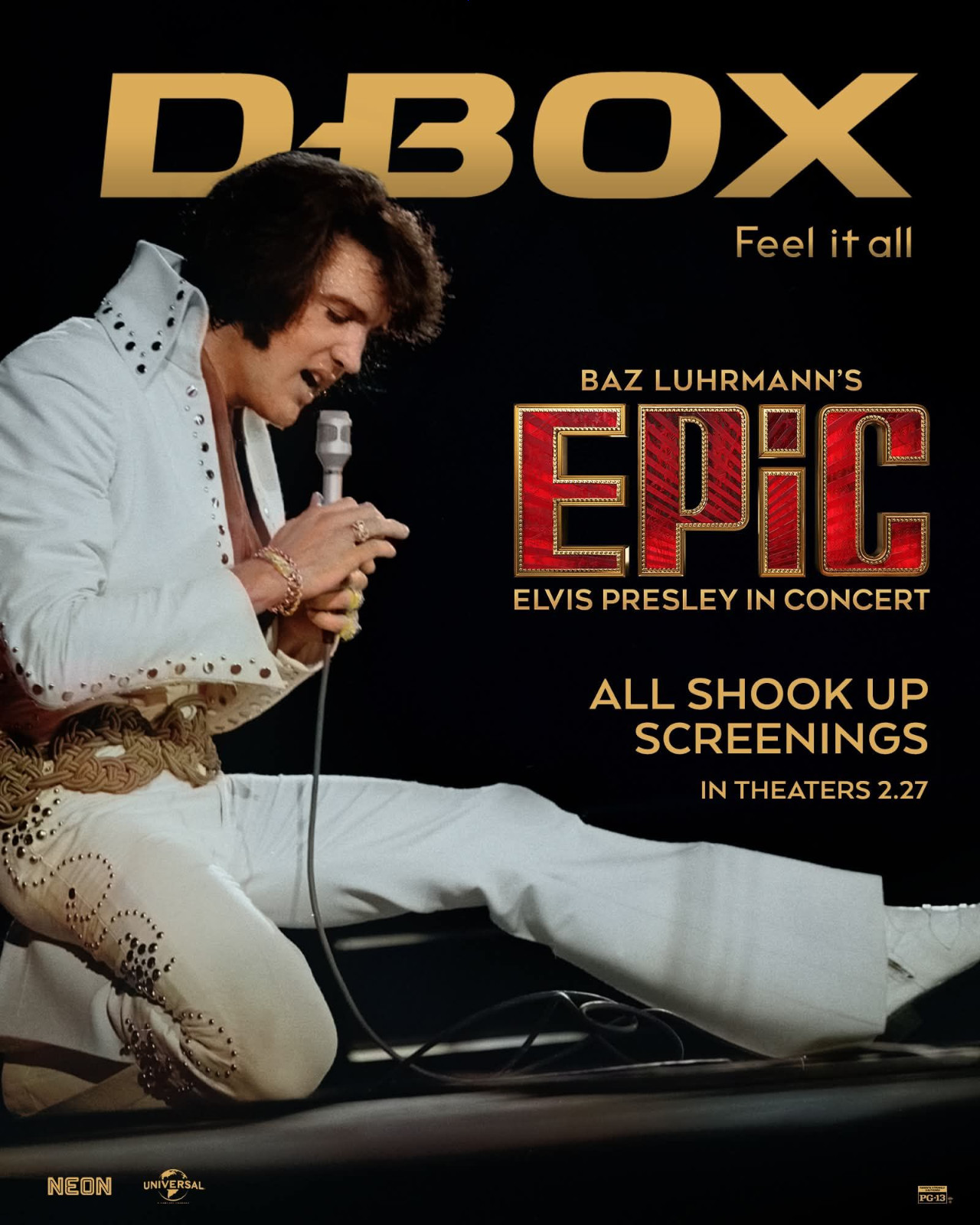 Elvis Presley in Concert Epic D-BOX Movie Poster