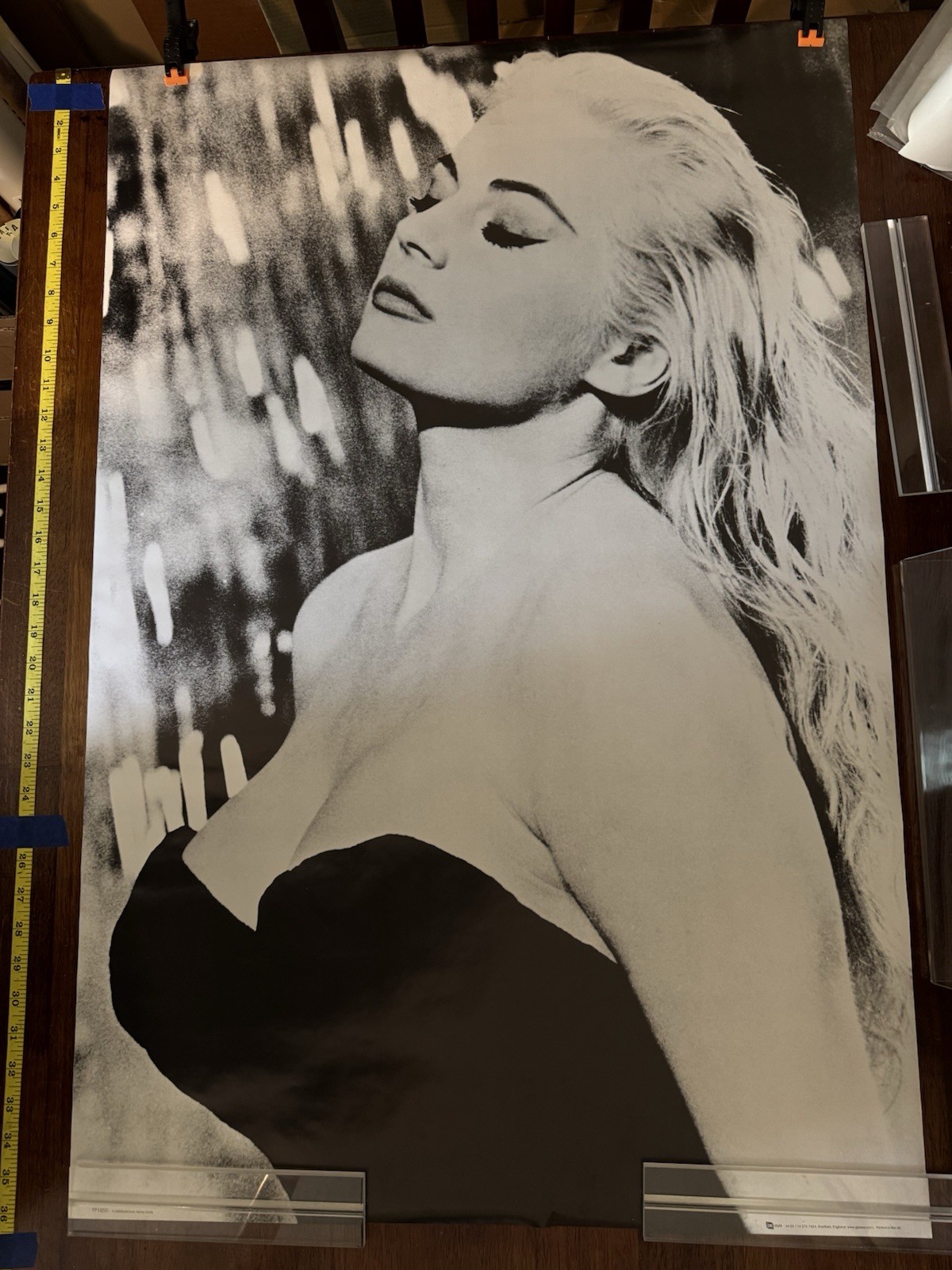 Anita Ekberg La Dolce Vita Authentic 2000s Poster 24×36 Italian Cinema