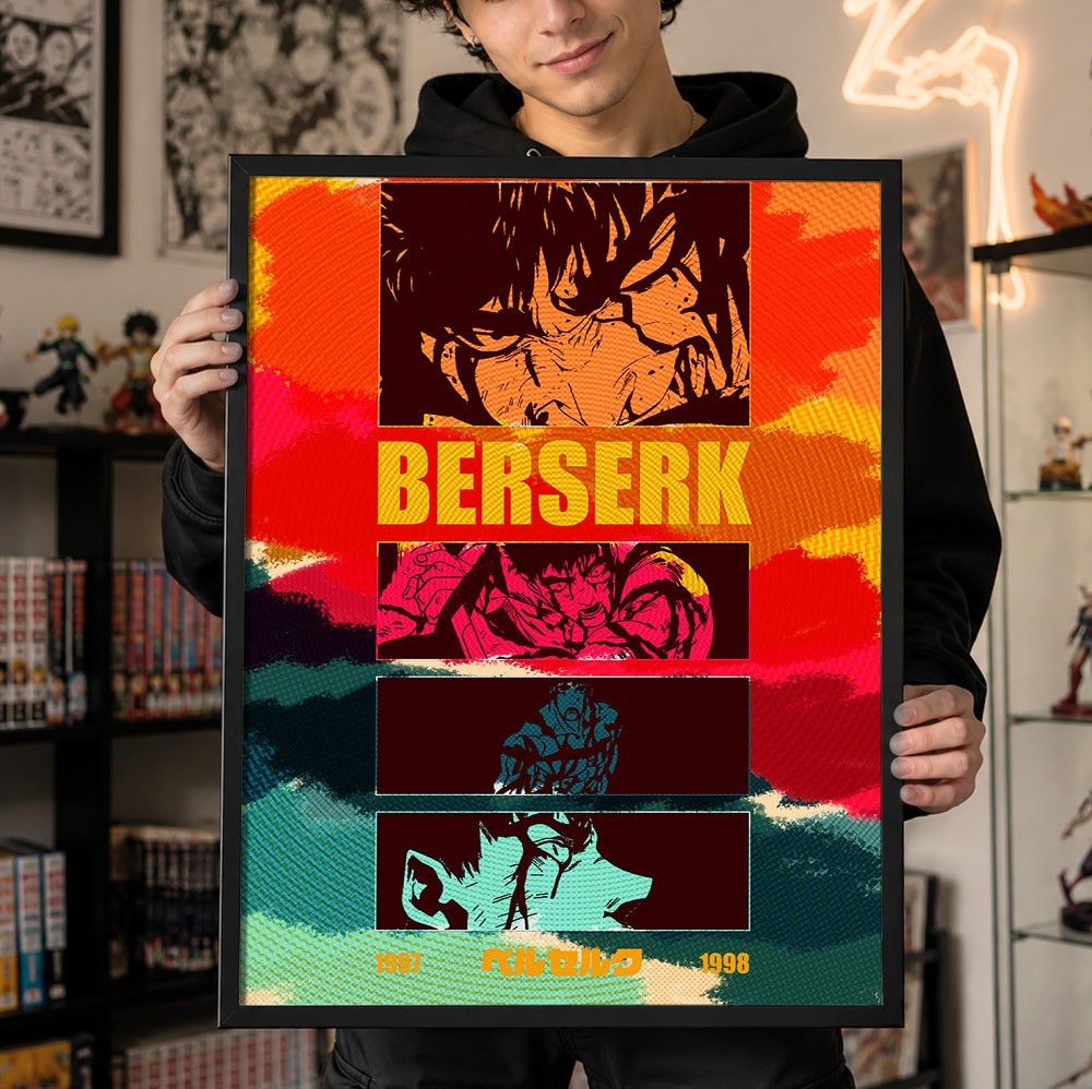 Berserk Anime Poster | Dark Fantasy Manga Wall Arts Decor