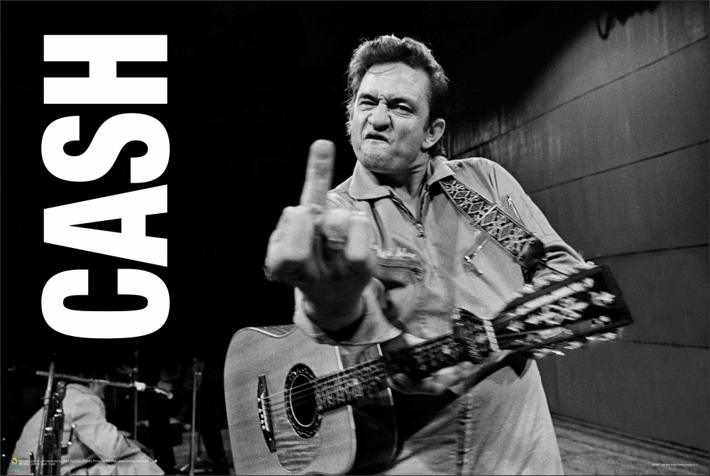 Johnny Cash – Cash Poster – 36.5″ x 24.5″ Laminated