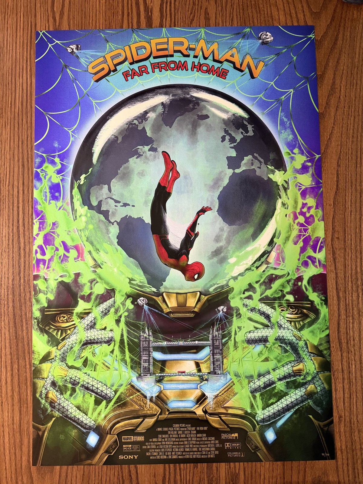 Spider-Man Far From Home Mondo 24×36 Poster Seth Groves Limited Edition Print