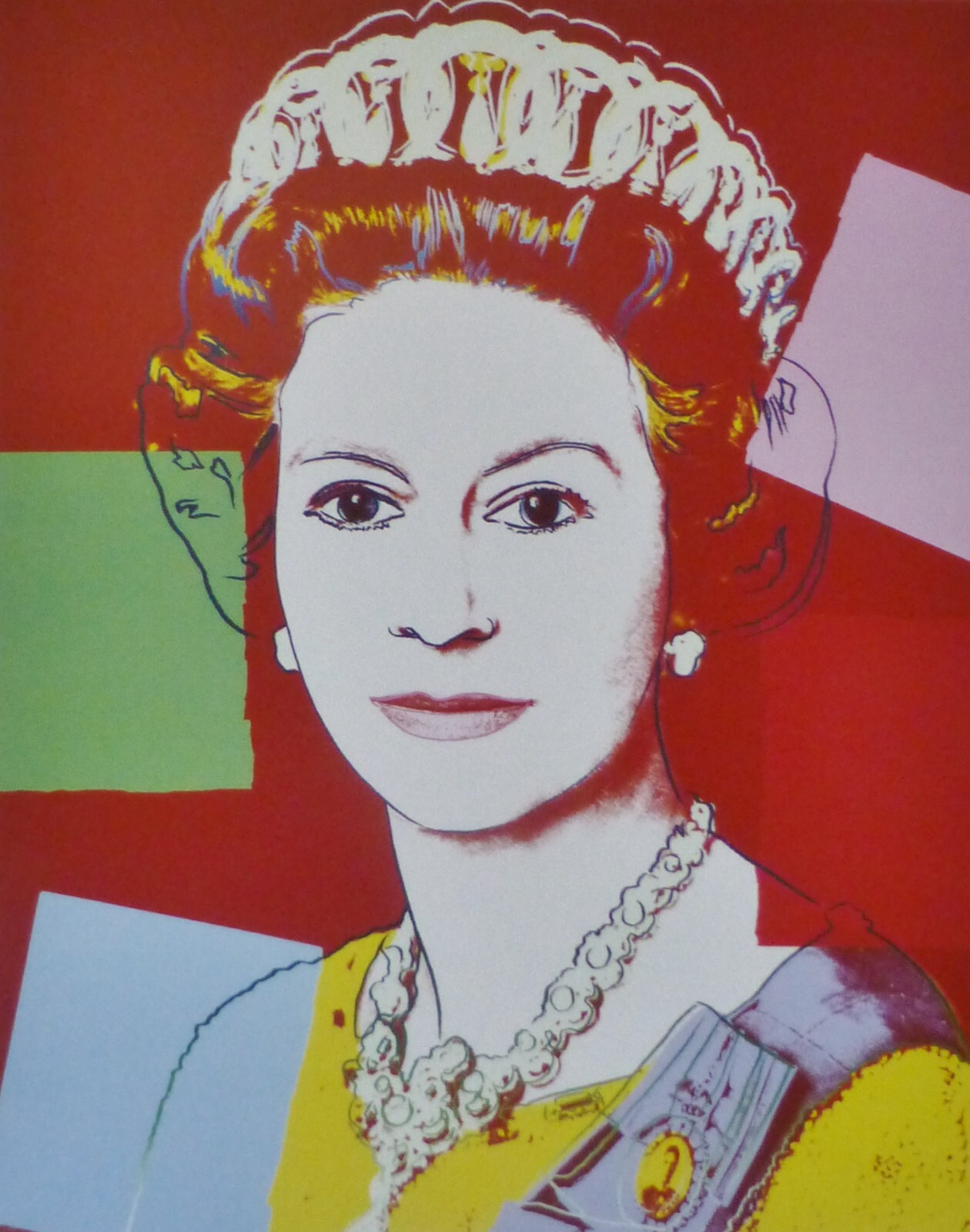 ANDY WARHOL Queen Elizabeth II of the United Kingdom Poster Warhol Foundation