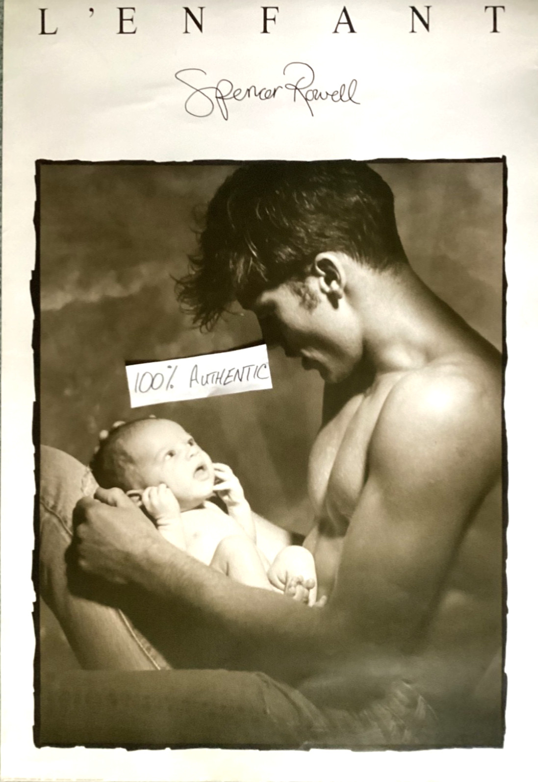 Poster: Vintage 1986, L’ENFANT by Spencer Rowell(23×35)Royal Photograph Society