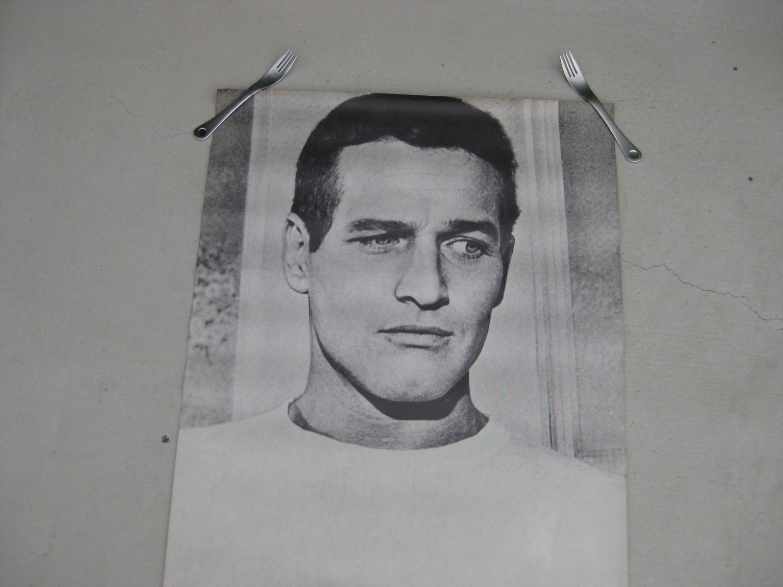 Vtg 1960’s Paul Newman Actor Cool Hand Luke Movie Poster Original! 37 1/4″