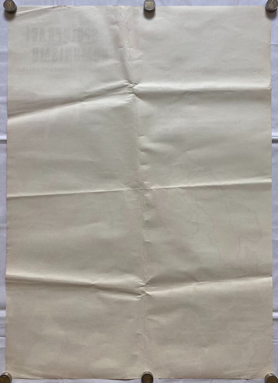 Original Vintage Poster WITH COOPERATION TO COMMUNISM – 1963
