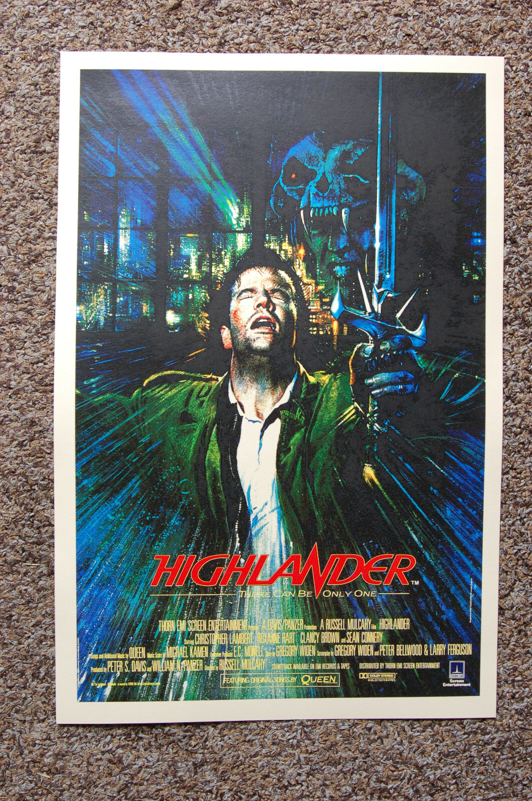 Highlander Movie Poster Lobby Card Christopher Lambert