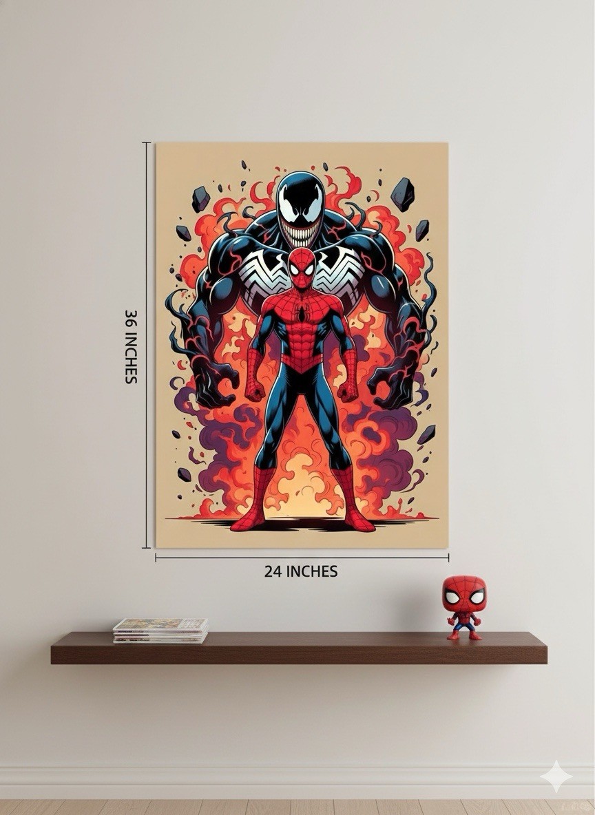 Venom Spider-Man Marvel Comic Poster Print 24×36- No Frame