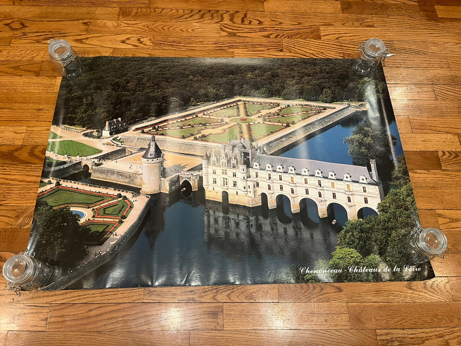 Vintage France Travel Poster Chenonceau “Chateaux De La Loire” 38.5 X 26.75″