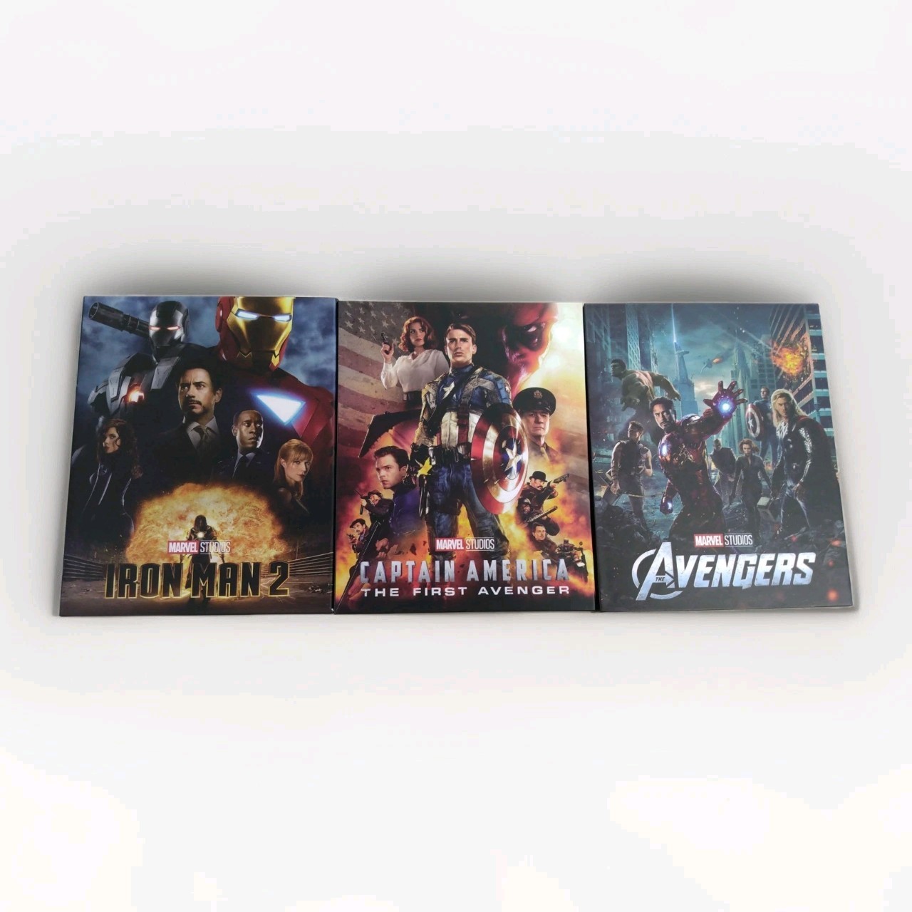 MCU Marvel Phase 1 custom boxes for use w/ 4k Blu Ray steelbook Iron Man Thor