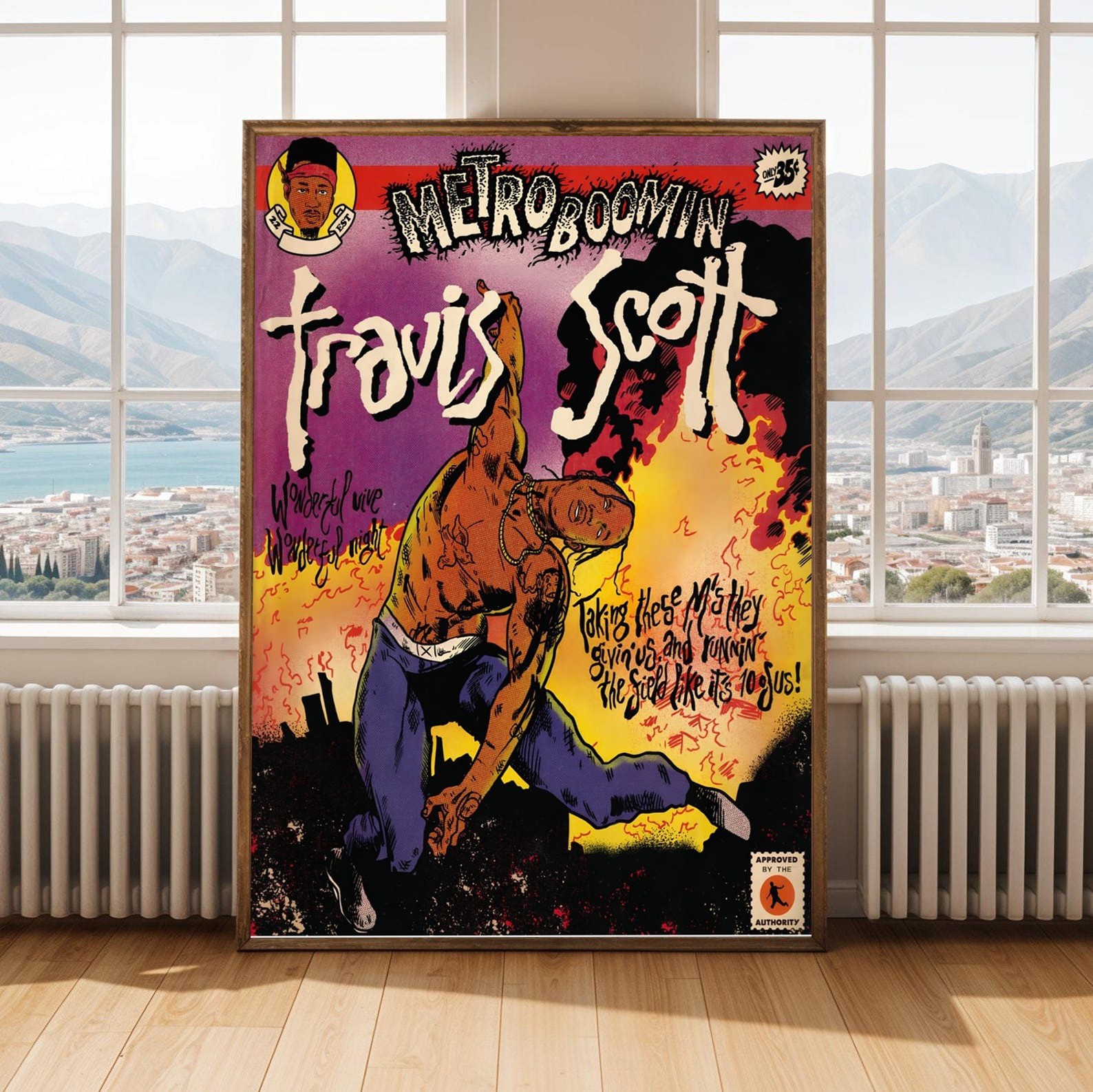 Metro Boomin and Travis Scott Hip Hop Art Print Poster