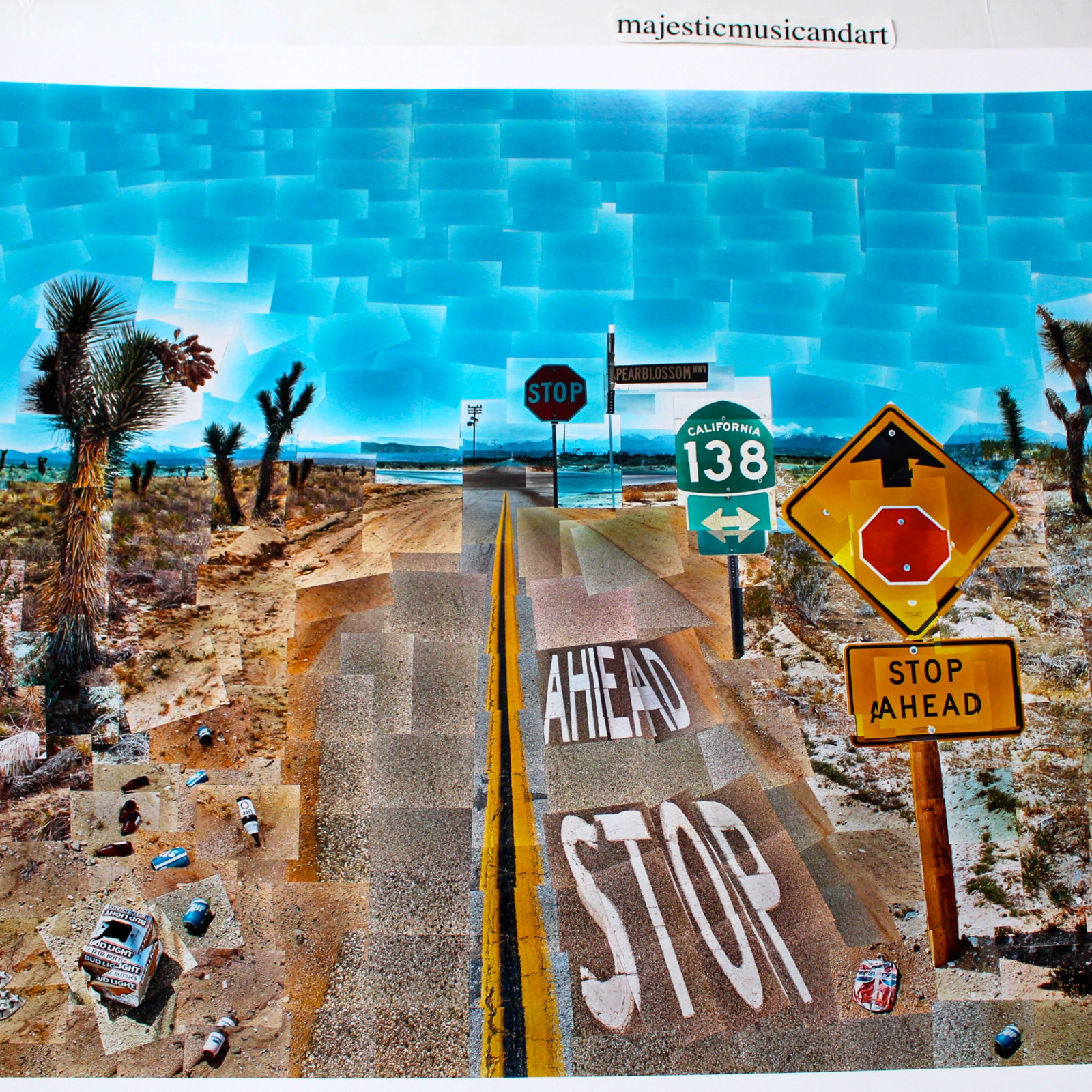 DAVID HOCKNEY 2017 HIGHWAY EXHIBITION ART POSTER