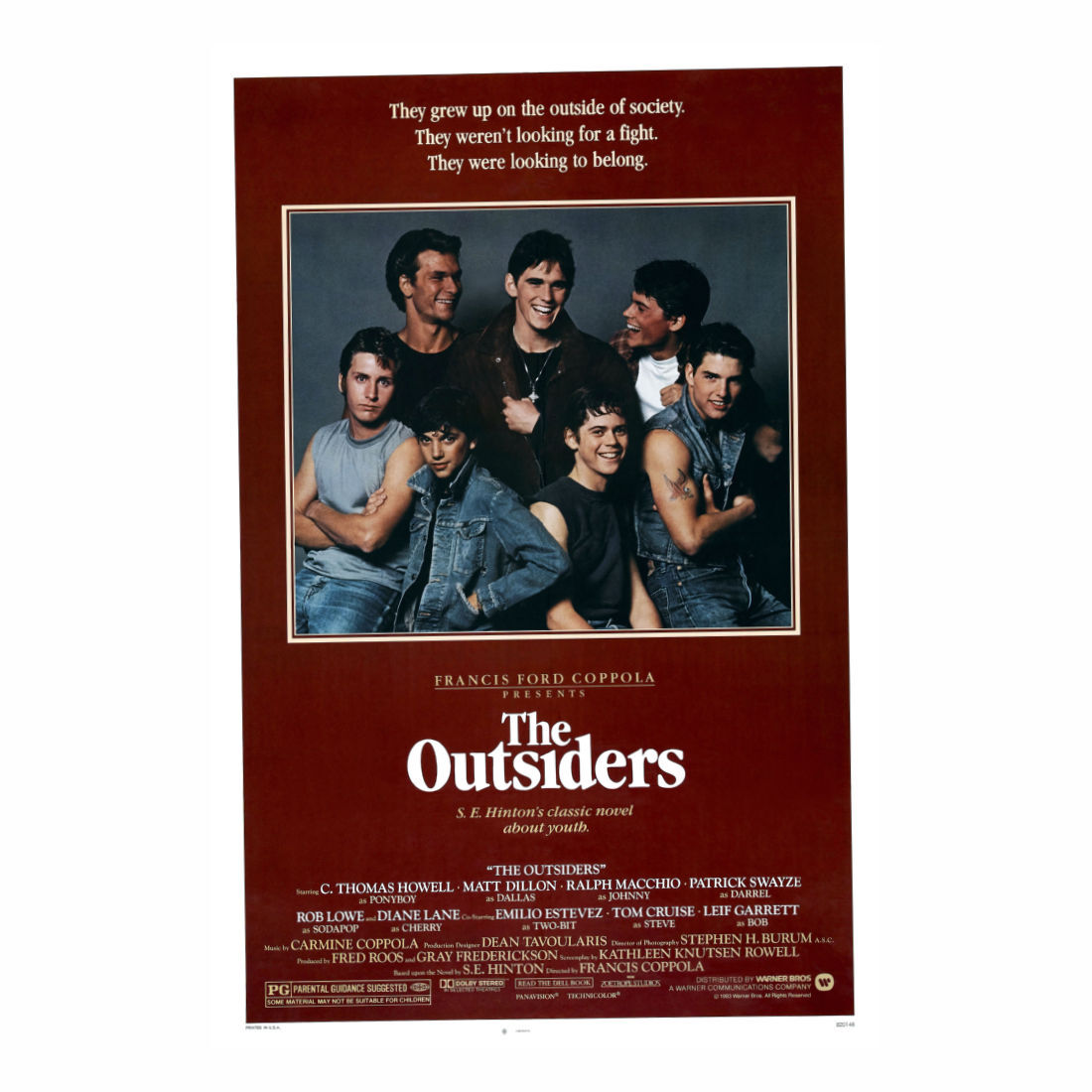 The Outsiders Movie Poster #02 16″x24″ 16inx24in USA SELLER