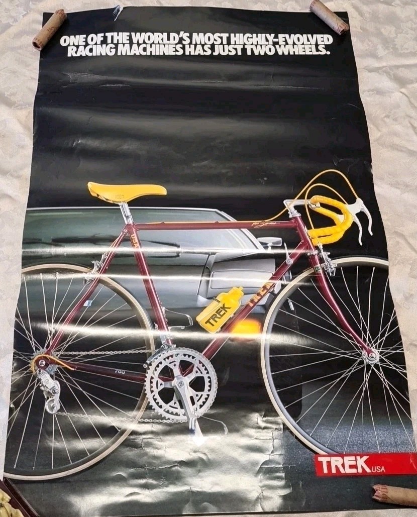 Vintage Trek Bicycle Poster Trek 760
