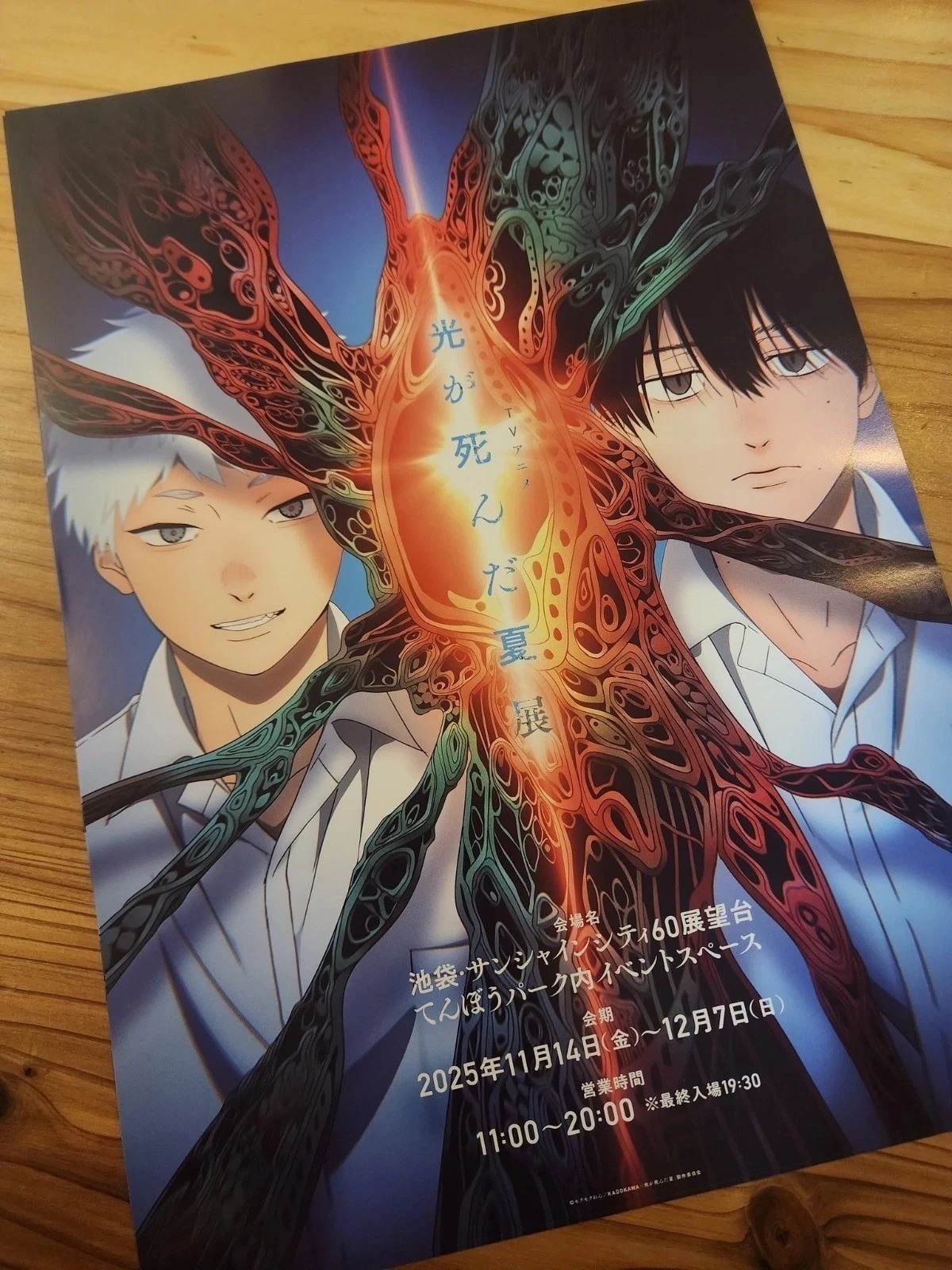 The Summer Hikaru Died Exhibition Poster