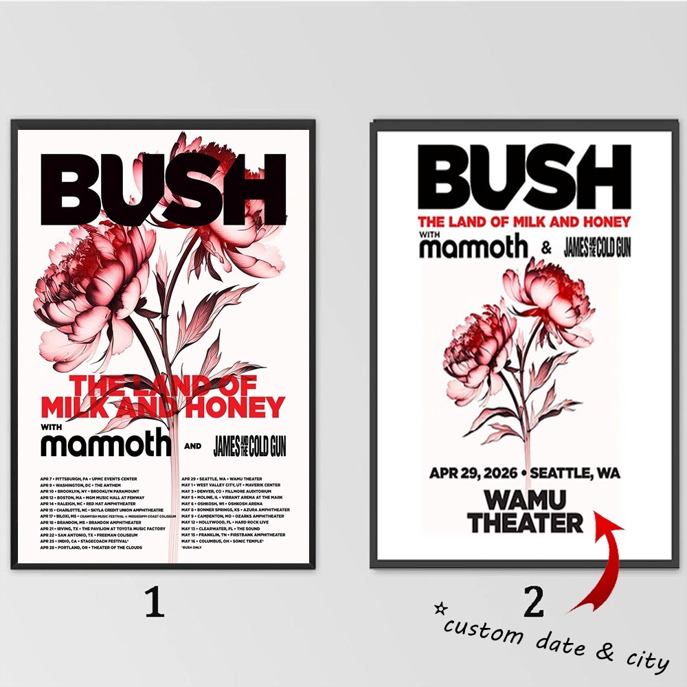Custom Poster – Bush 2026 Poster