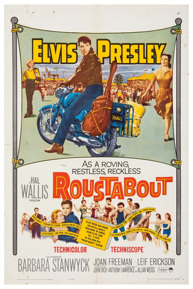 ELVIS – ROUSTABOUT #2 – 11″X17 OR 12″X18″ BUY ANY 2 GET ANY 1 FREE!!!