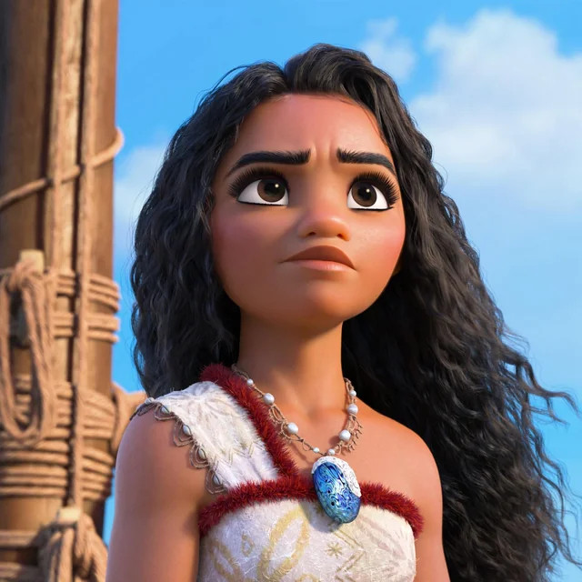 Moana Princess Disney Lovers Paper Poster 210 GSM (No Frame)