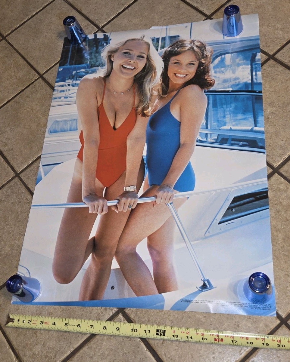 AMERICAN GIRLS TV DEBRA CLINGER PRISCILLA BARNES ORIGINAL 1978 POSTER NOS MINTY!