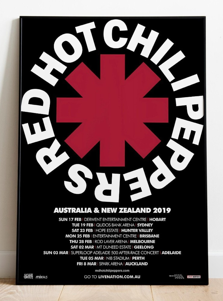 Red Hot Chili Peppers Album Cover Poster Wall Art 24×36 Unframed