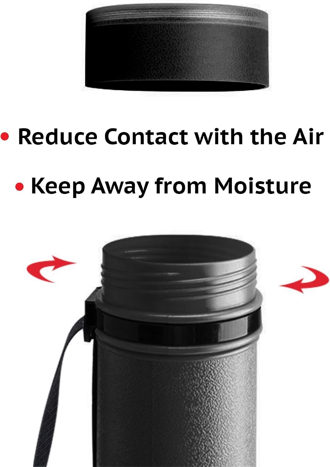 Large Poster Tubes 2 Pack Black Durable Expandable 40 Inch with Shoulder Strap