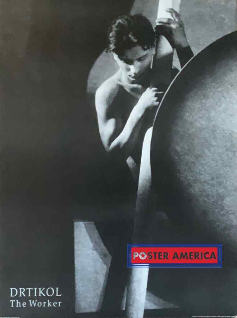 The Worker by Frantisek Drtikol Vintage 1990 Dutch Import Art Poster 23.5 x 31.5