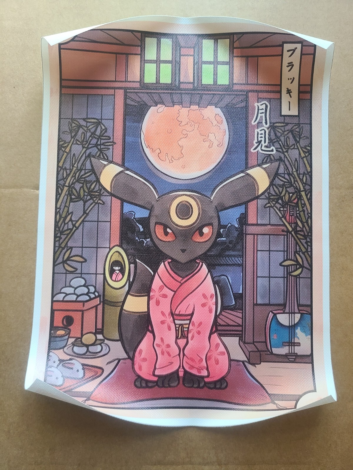Umbreon art poster canvas wall art home decor 21x30cm