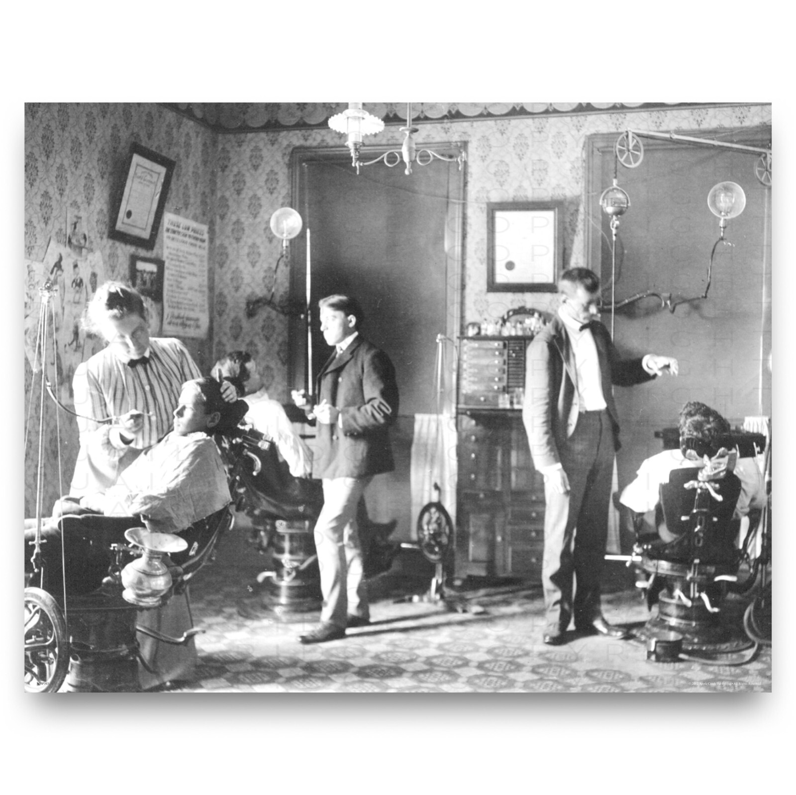 Vintage Dentist Chair Photograph Art Print Dental Office Artwork Wall Decor Gift