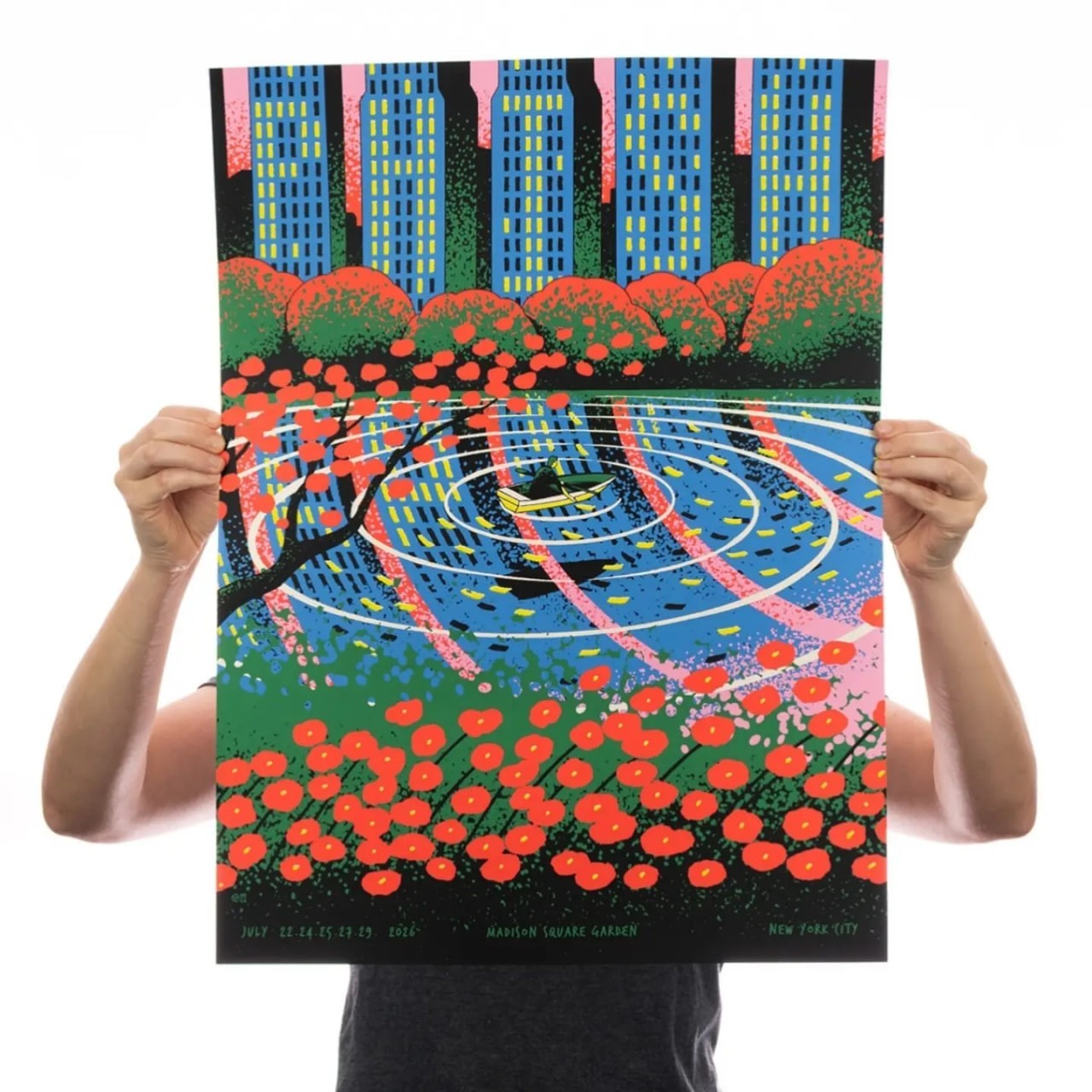 Phish Madison Square Garden New York July 2026 Concert Art Poster