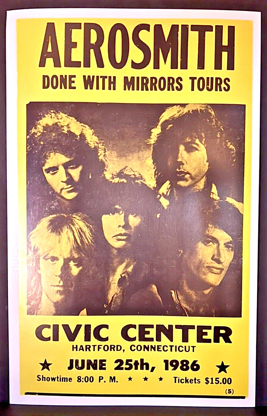 Aerosmith 14″ X 22″ Nostalgic Poster Art printed on Heavy Card Stock