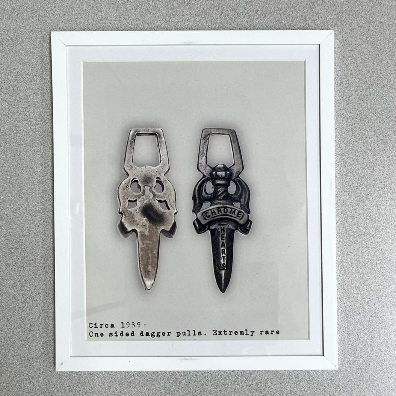 Chrome Hearts One sided dagger Poster framed 9×11