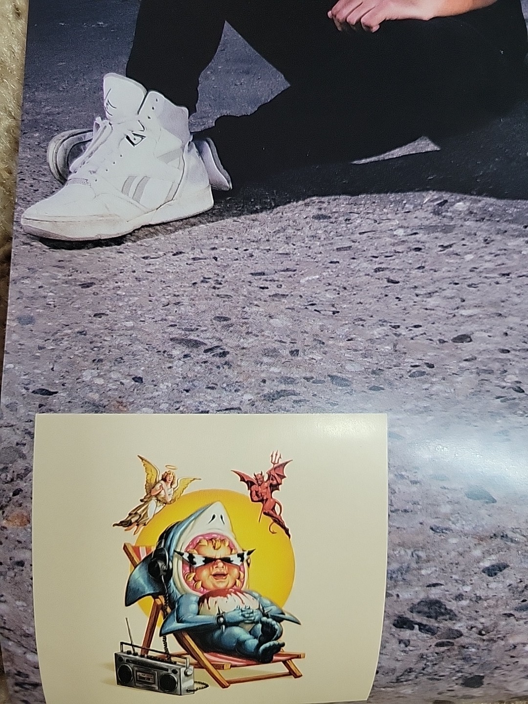 Drain Is Your Friend Promotional Double Sided Skater Poster For Vinyl Release