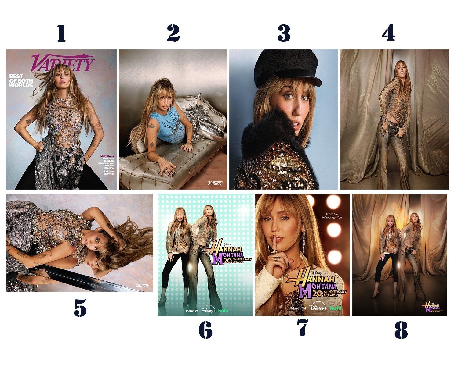 Miley Cyrus Hannah Montana 20th Anniversary Poster – Pop Star Wall Art